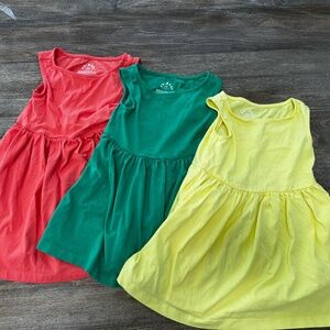 Lot of 3 Brand New Primary Sleeveless Swing Dress